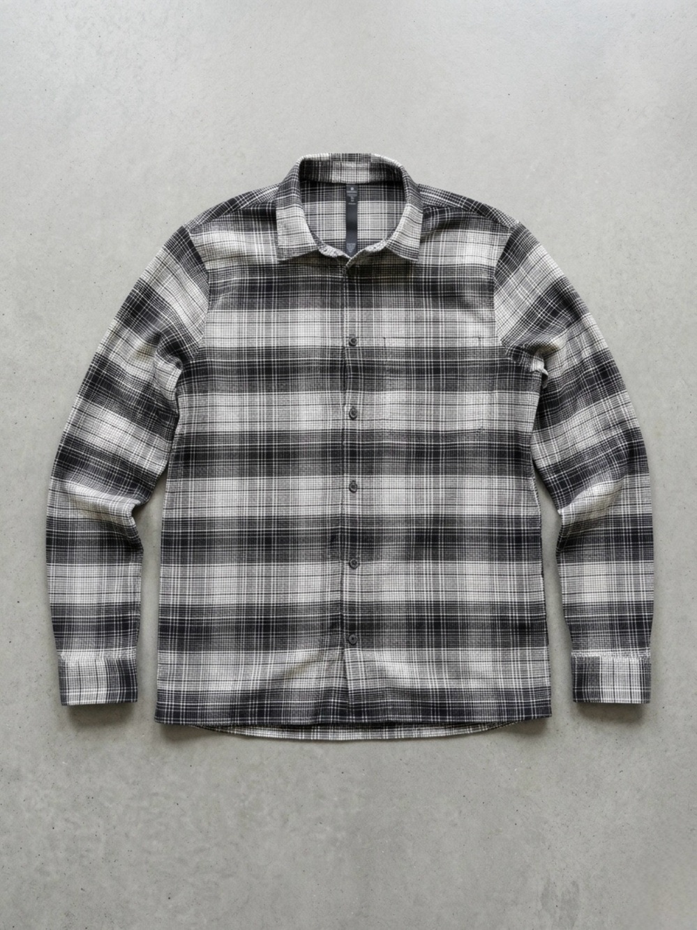 lululemon athletica Black & White Plaid Button-Down Shirt
